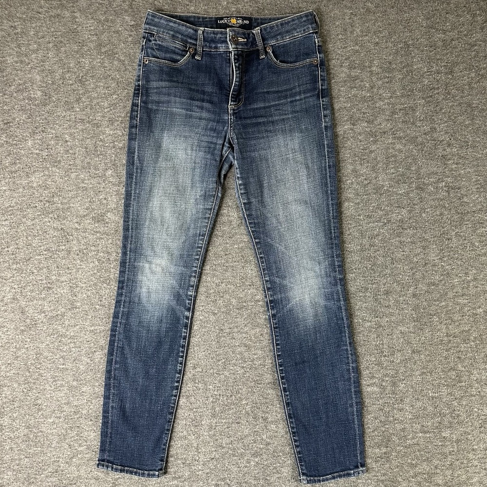 LUCKY BRAND HAYDEN SKINNY Women's Jeans Size 0/24 (28x29) Blue Dark Medium Wash‎